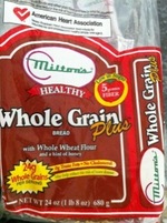 Milton全麦吐司面包, 又叫Milton's whole grain plus