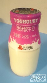 三元 原味酸牛奶